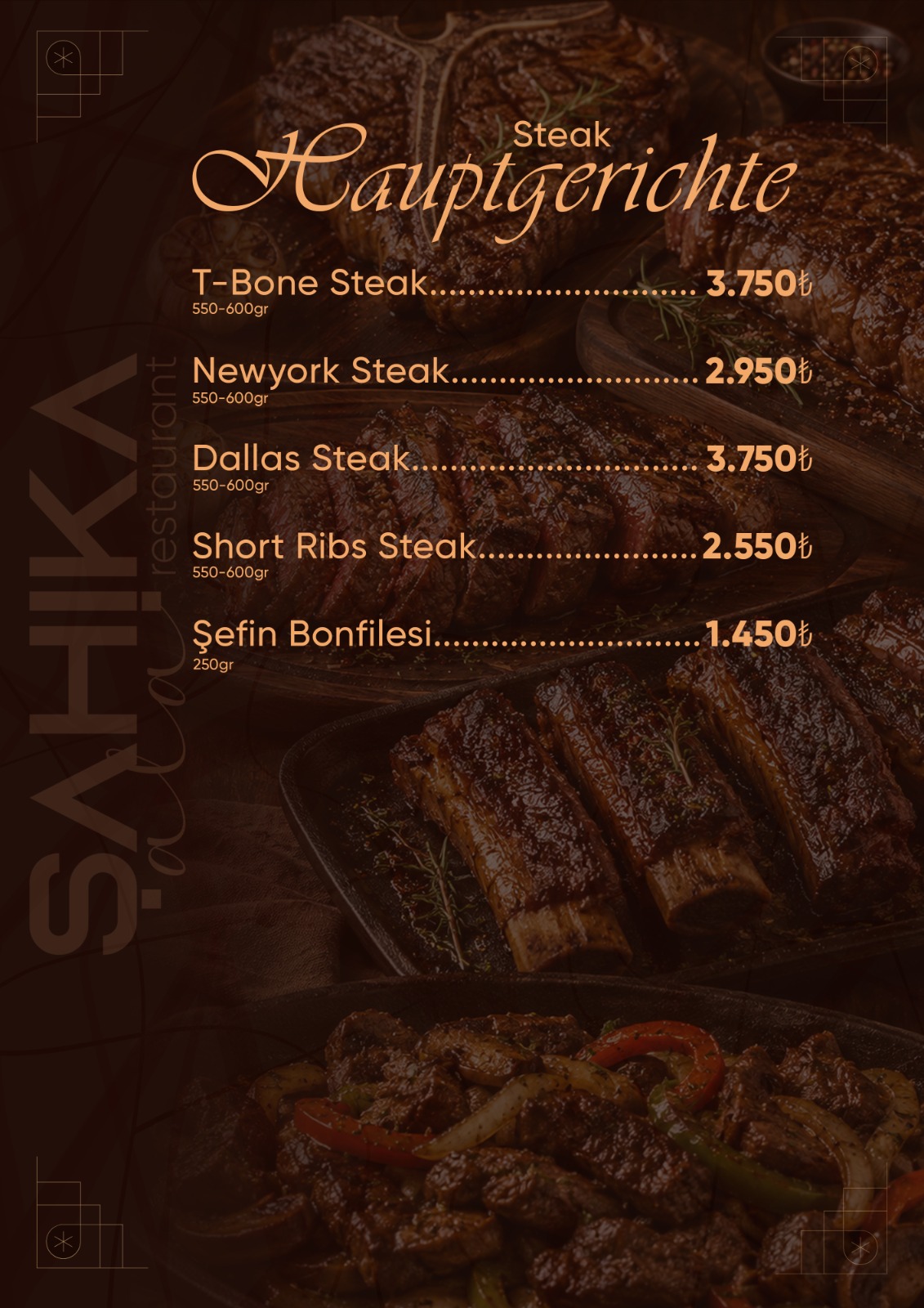 Menu Page