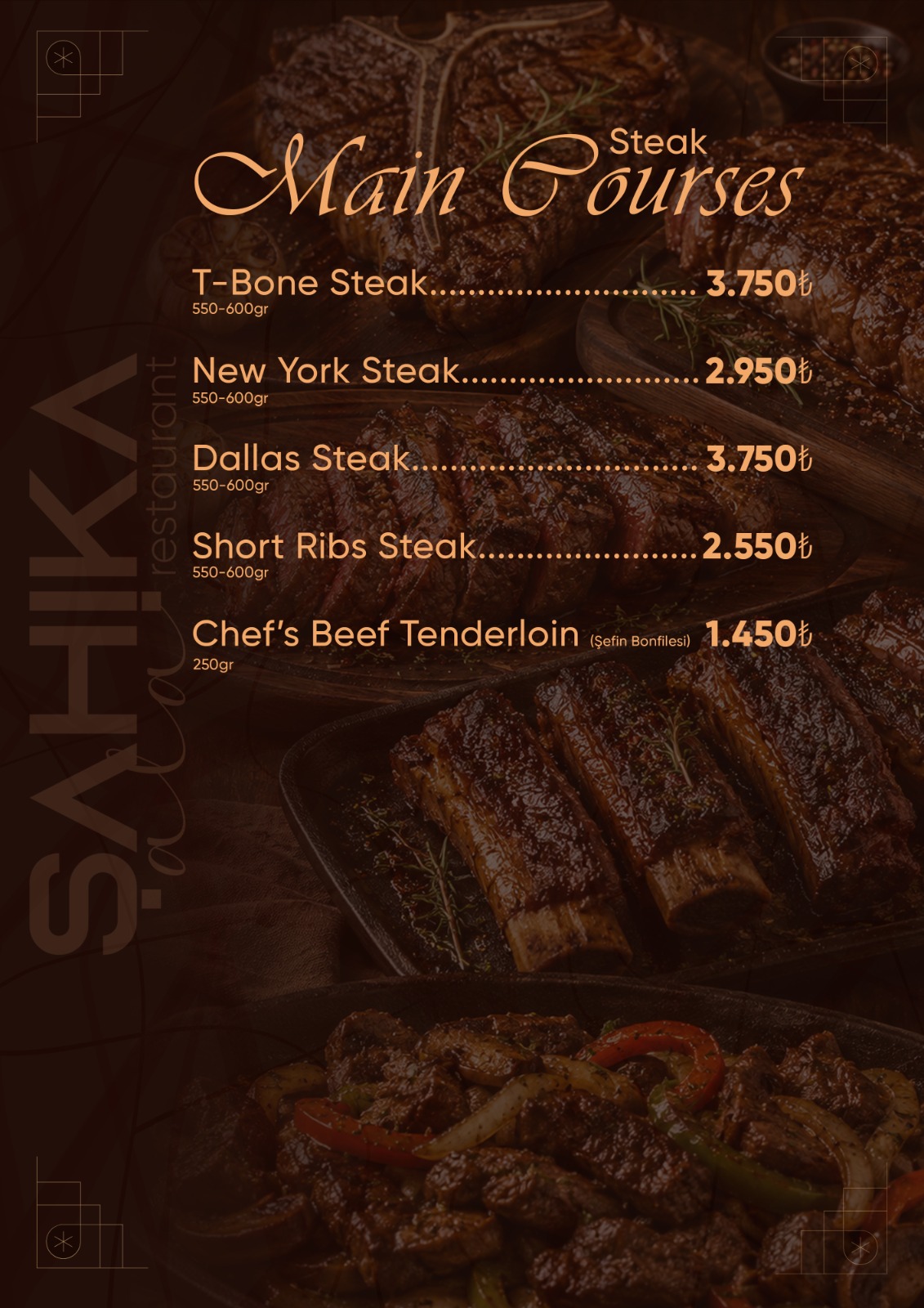 Menu Page