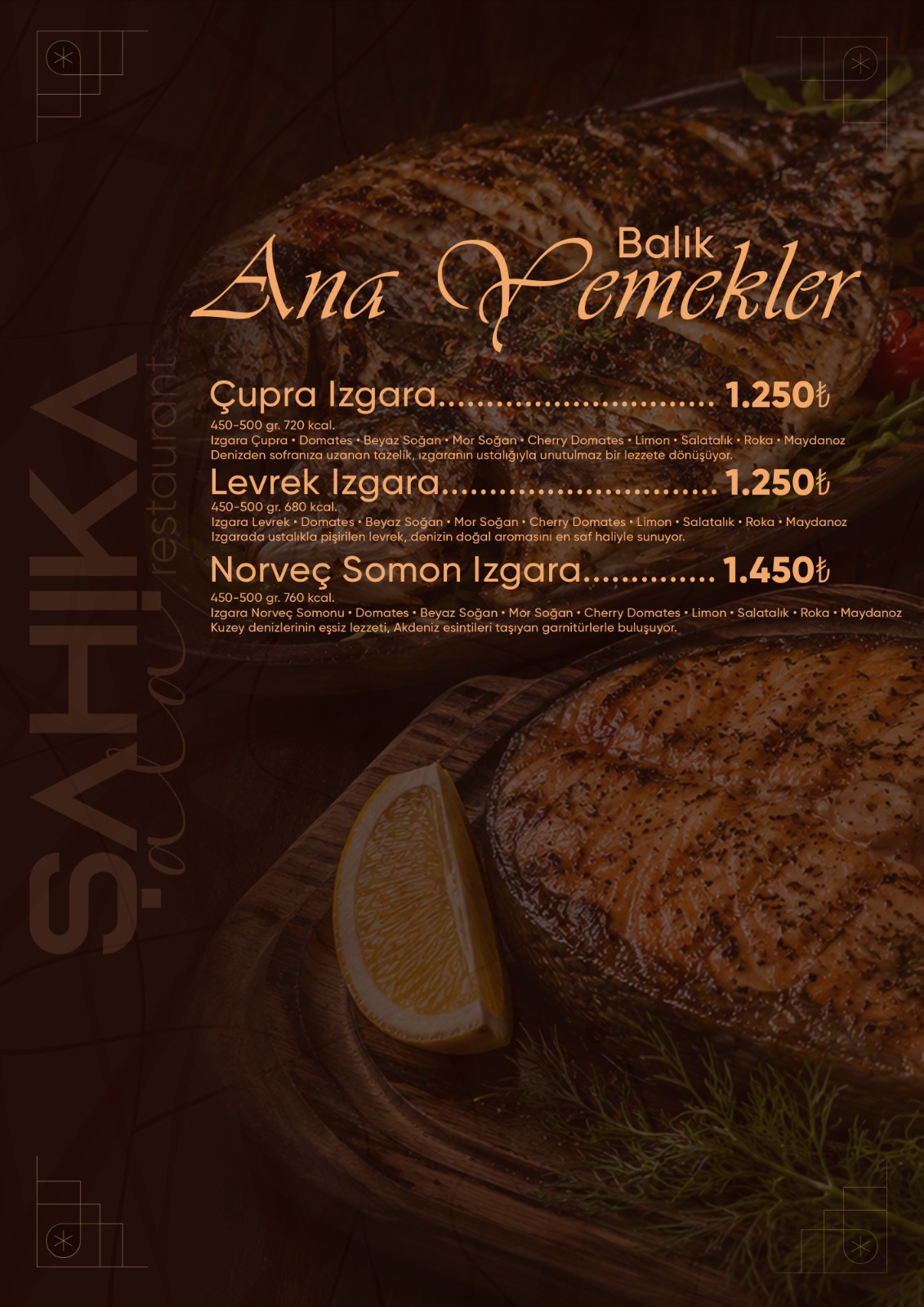 Menu Page