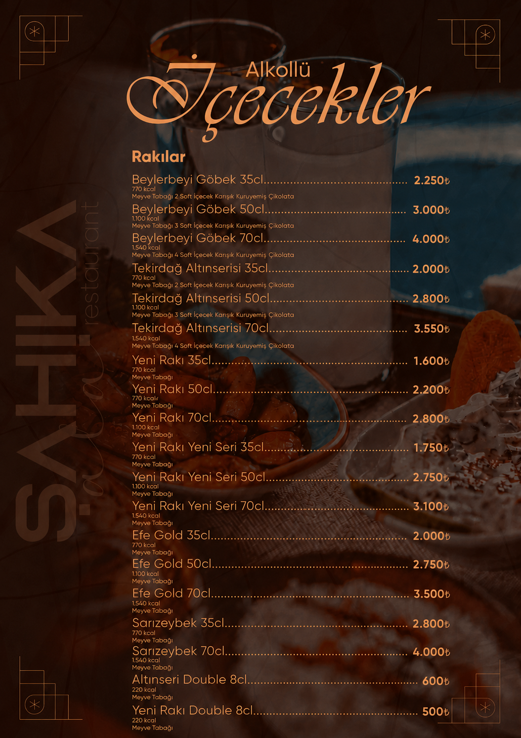 Menu Page