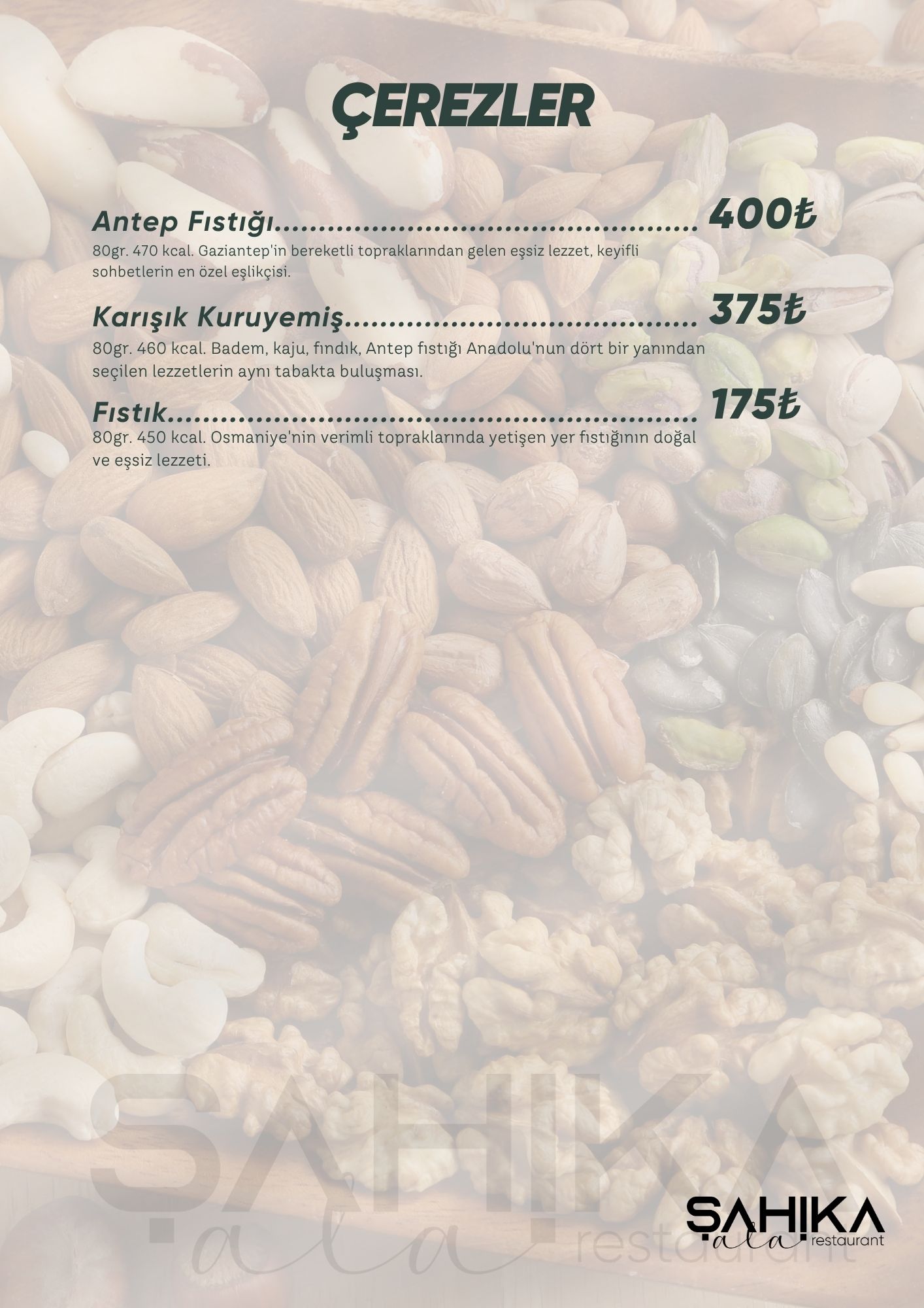 Menu Page