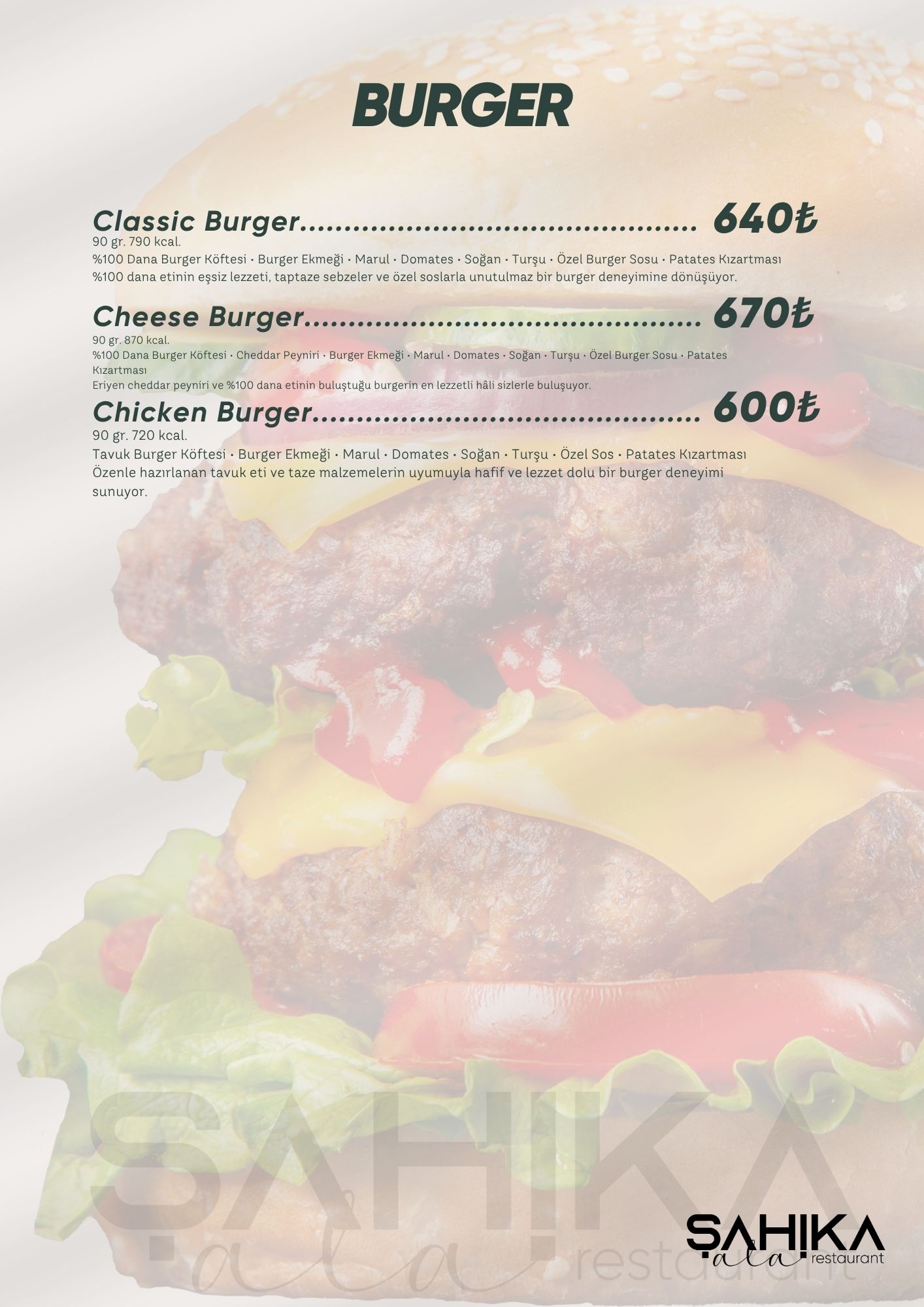 Menu Page
