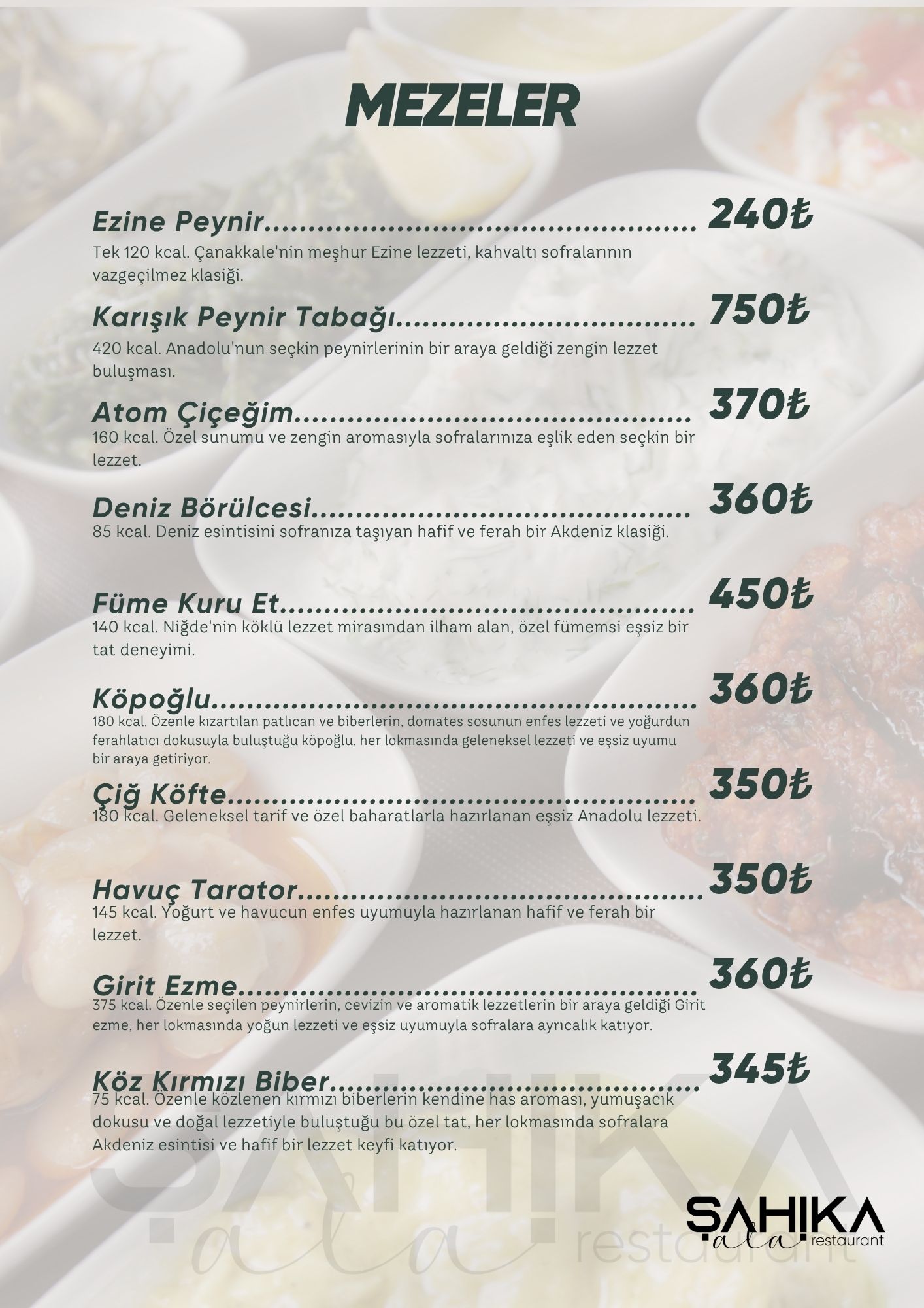 Menu Page