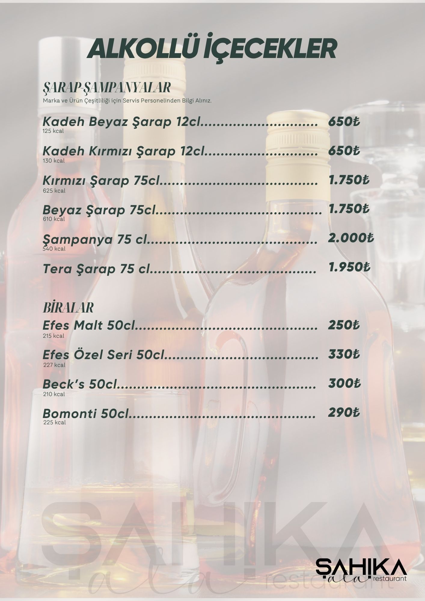 Menu Page