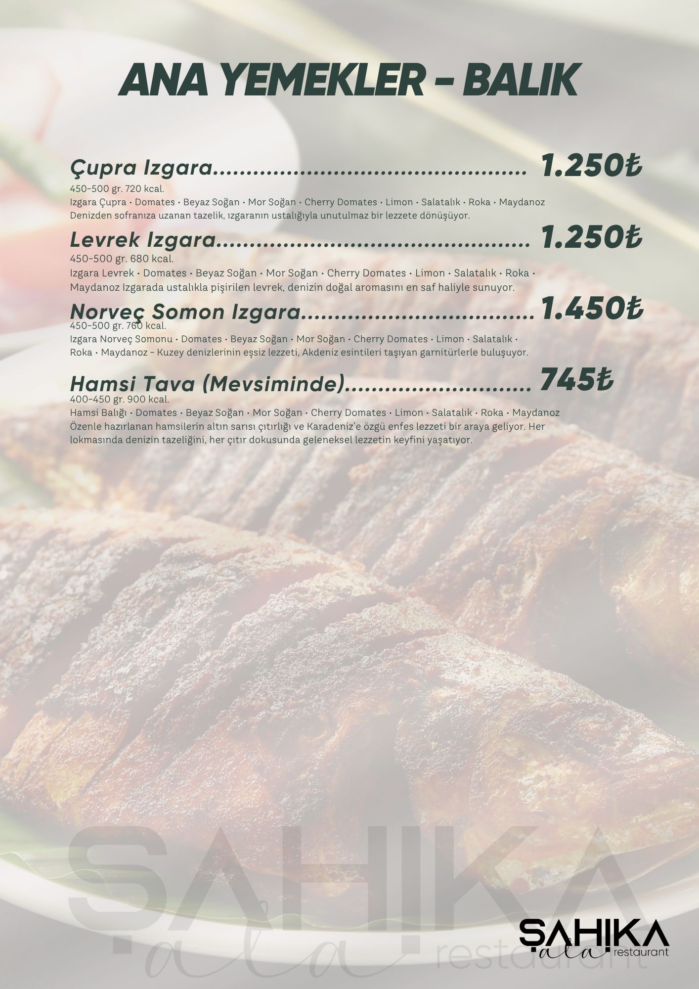 Menu Page