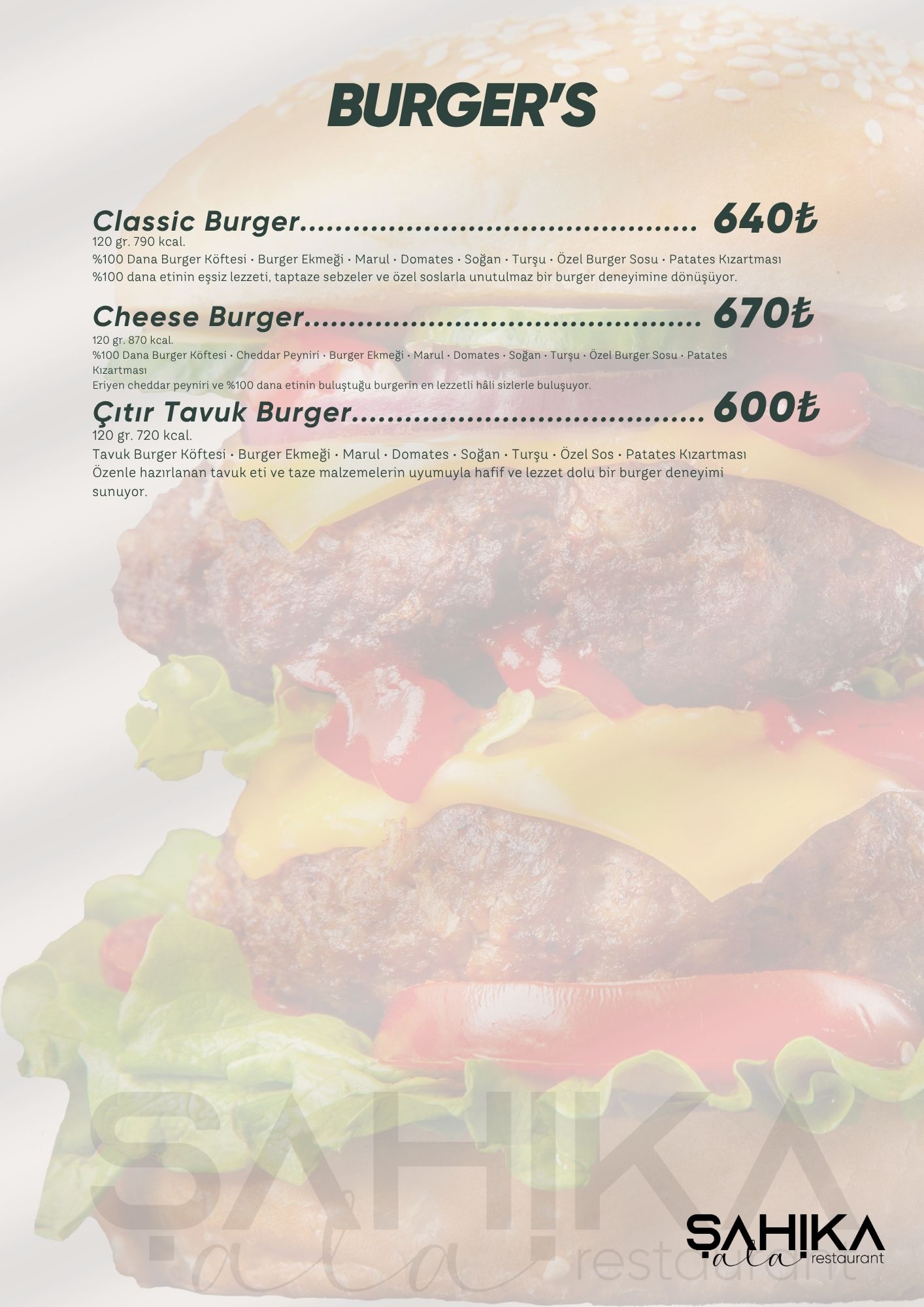 Menu Page